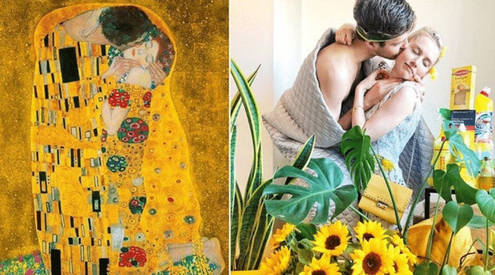 Pessoas estão recriando em casa obras de arte e o resultado é lindo!