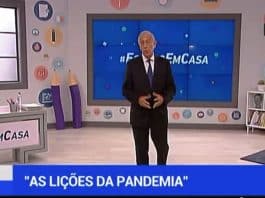 Presidente de Portugal dá aula online e passa dez importantes lições sobre a pandemia