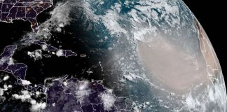 Nuvem de poeira Godzilla avança do deserto Saara rumo a países da América