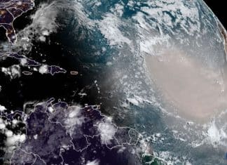 Nuvem de poeira Godzilla avança do deserto Saara rumo a países da América