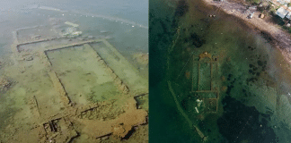 Igreja construída em 390 d.C.  é encontrada em lago na Turquia. As imagens das ruínas são magníficas.