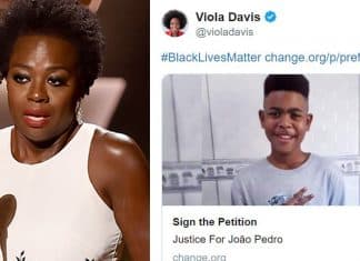 Atriz Viola Davis compartilha petição que pede justiça no caso do menino João Pedro