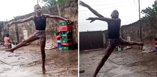 Menino africano nos inspira ao dançar Ballet na chuva de seu quintal; assista o vídeo.