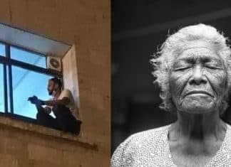 ‘Cuidem dos idosos’, diz homem que escalou parede para se despedir da mãe com Covid-19