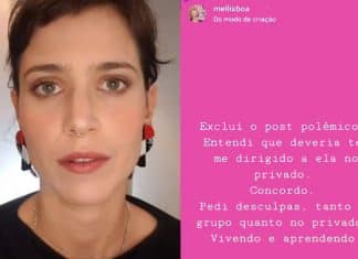 Mel Lisboa se desculpa após expor bronca em professora da filha