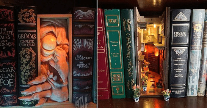Confira 9 livros decorativos que ficarão perfeitos na sua estante; dos mais assustadores aos mais charmosos.