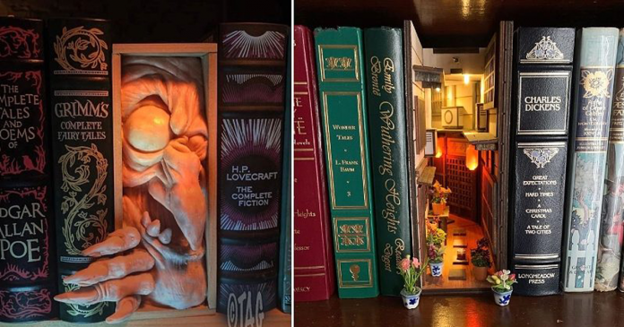 Confira 9 livros decorativos que ficarão perfeitos na sua estante; dos mais assustadores aos mais charmosos.