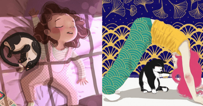 Ilustradora mostra como é a vida de donos de gatos e prova como esses bichinhos são maravilhosos