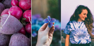 Como usar flores, frutas e legumes para fazer um tie-dye natural