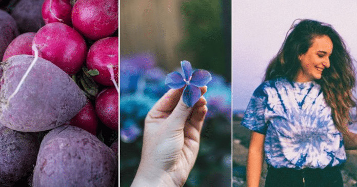 Como usar flores, frutas e legumes para fazer um tie-dye natural