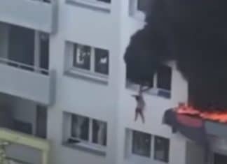 Crianças pulam de uma altura de 12 metros para fugir de incêndio na França