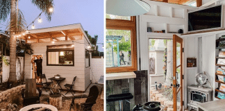 Pai viraliza ao construir cafeteria em seu quintal; confira fotos.