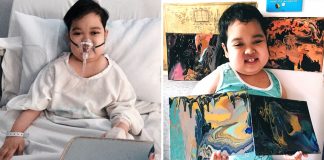 Conheça esse garotinho que luta contra o câncer e faz pinturas originais para ajudar hospitais