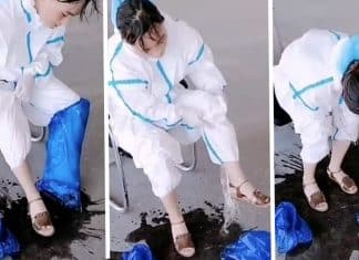 Médica na linha de frente contra Covid-19 derrama litros de suor ao tirar seu  uniforme