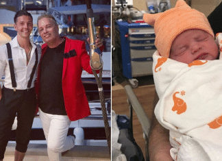 Pai celebra vinda ao mundo da filha que teve com o ex-namorado da filha mais velha