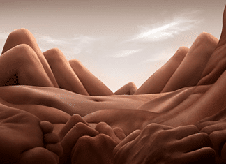 Fotógrafo cria paisagens usando apenas corpos humanos e o resultado é majestoso. Confira!