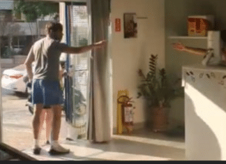 Homem que se diz “cidadão de bem” vandaliza sorveteria após se recusar a entrar com máscara