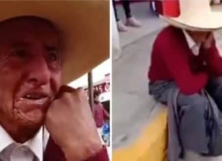 Idoso chora porque seus filhos exigem que ele divida sua herança em vida