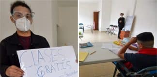 Jovem universitário dá aulas gratuitas para crianças sem acesso à internet ou televisão.