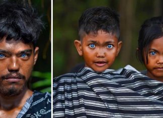 Retratos de uma tribo indonésia brilham ao mostrar os olhos mais azuis que você já viu. Confira!