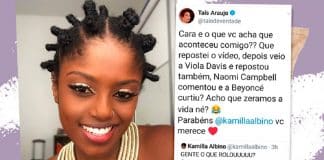Influencer brasileira tem vídeo repostado por Viola Davis e chama atenção de Beyoncé Influencer brasileira tem vídeo repostado por Viola Davis e chama atenção de Beyoncé