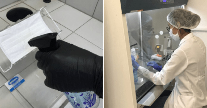 Spray criado pela UNICAMP elimina o coronavírus em 1 minuto