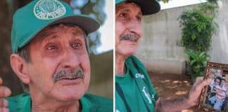 Vovô pede um celular com teclas de presente de Natal. Seu filho faleceu e ele quer ligar para a nora