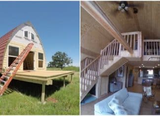 Essas casinhas, lindas por fora e por dentro, custam menos de 8 mil reais.