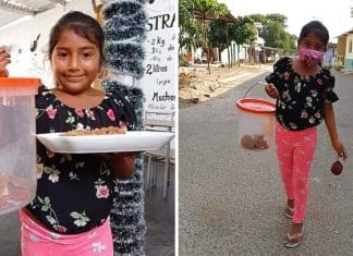 Menina de 9 anos pagou seu próprio presente de Natal com a venda de cocadas caseiras