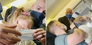 Família é expulsa de avião depois que a filha de 2 anos se recusou a usar máscara