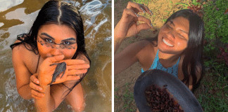 Jovem indígena se torna influente com suas tradições amazônicas. ‘Quero mostrar o que a natureza tem’
