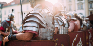 Um salve aos caça-níqueis com Shields of Rome