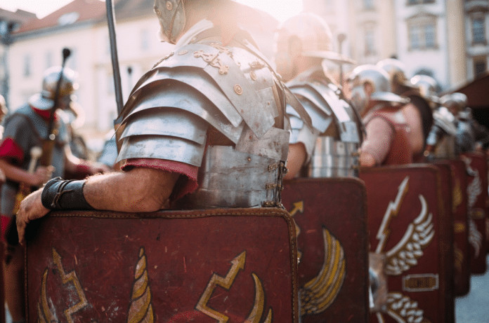 Um salve aos caça-níqueis com Shields of Rome