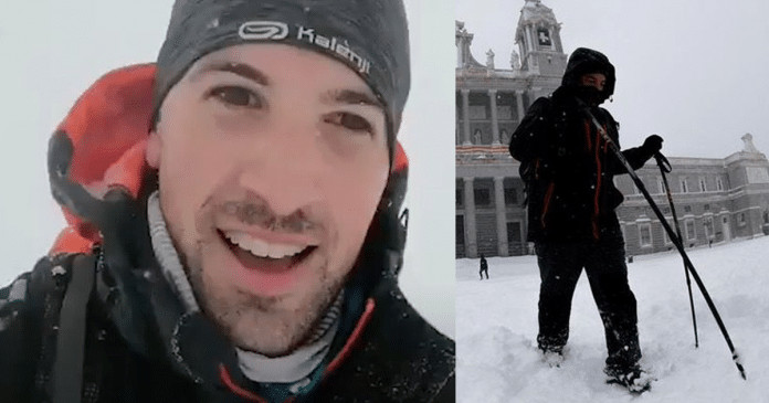 Esse médico caminhou 17 km em uma tempestade de neve para trabalhar no hospital. Os pacientes valem a pena!