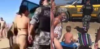 No RS, mães são presas depois de amarrarem as crianças e saírem para passear na praia