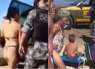 No RS, mães são presas depois de amarrarem as crianças e saírem para passear na praia