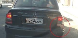 Flagra de mão para fora de porta-malas salva a vida de mulher que era mantida refém