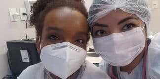 Thelma, campeã do BBB, está ajudando na linha de frente contra Covid-19 em Manaus Thelma, campeã do BBB, está ajudando na linha de frente contra Covid-19 em Manaus