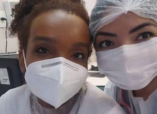 Thelma, campeã do BBB, está ajudando na linha de frente contra Covid-19 em Manaus