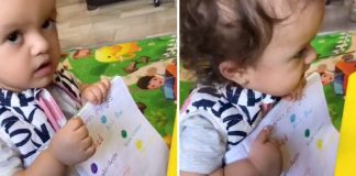 Garotinha de três anos fica famosa por ensinar cores em inglês para sua boneca. Veja o vídeo!