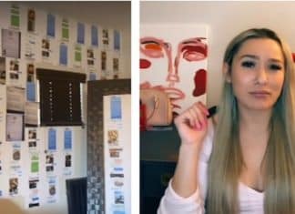 Influencer usa provas de traições como decoração no quarto do namorado