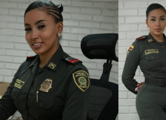 Ela é a primeira mulher trans na Polícia Colombiana e afirma: “Não influencia”.