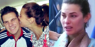 Confinada no Big Brother italiano, a modelo brasileira Dayane Mello vê velório de irmão por videochamada