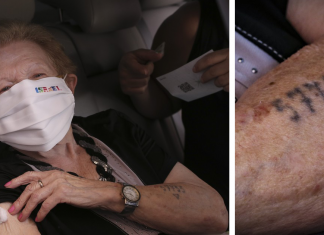 Judia sobrevivente do holocausto é vacinada contra Covid-19 em São Paulo
