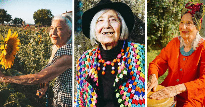 “Não há tempo para ficar triste”: influenciadora de 90 anos conquista as redes com sua mensagem positiva