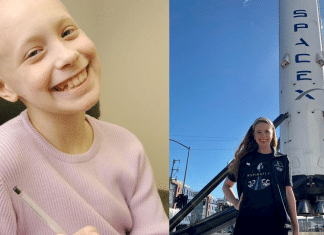 Jovem sobrevivente do câncer foi escolhida para ser uma das primeiras civis no espaço