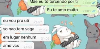 Jovem compartilha últimas mensagens enviadas pela mãe, que faleceu por Covid-19 aos 42 anos