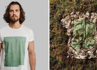 Empresários criam camisetas biodegradáveis ​​que podem ser plantadas e se tornar alimento para o solo