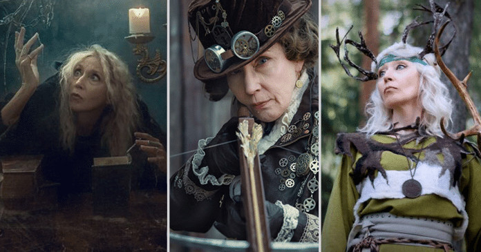 Avó de 58 anos costura fantasias esplêndidas para seus fantásticos cosplays. Confira 30 fotos.