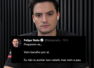 É suspensa investigação contra Felipe Neto por acusações contra Bolsonaro